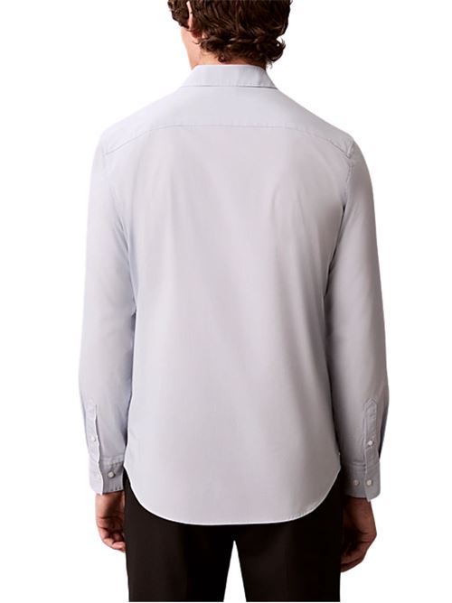 Camicia in popeline elasticizzato Calvin Klein | LV04LB145G24Q